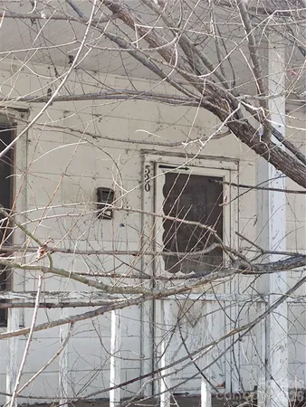 a view of wooden fence