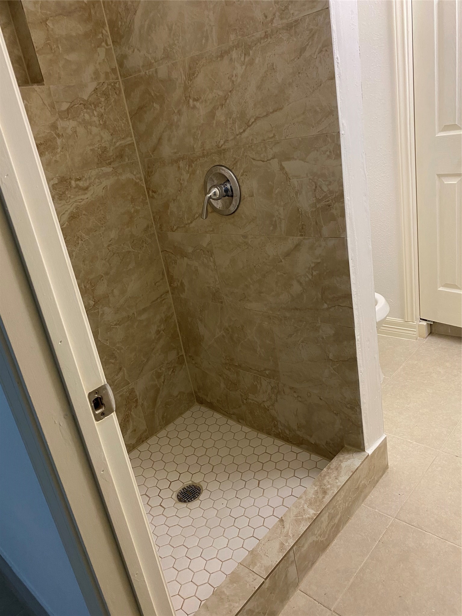 3826 Botany Lane Houston, TX 77047 - Photo 27 of 37 a bathroom with a granite countertop shower