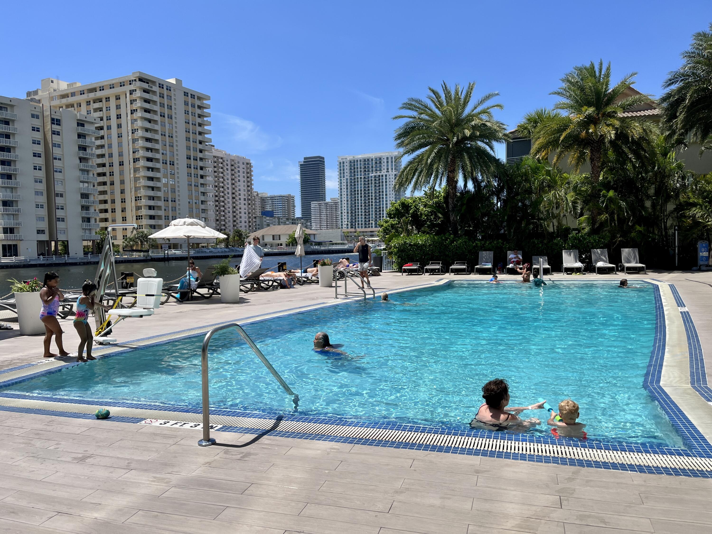 2602 East Hallandale Beach Boulevard, Unit R308 Hallandale Beach, FL 33009 - Photo 51 of 74 a view of outdoor space with seating area