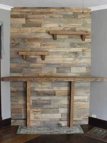 a room with a bed and wooden floor