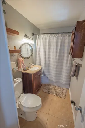 a white toilet sitting next to a shower curtain