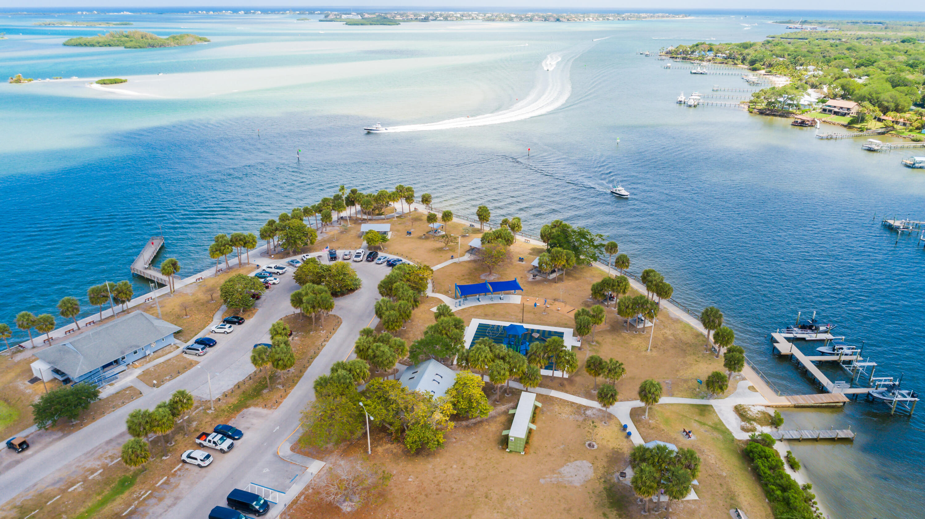5895 Southeast Pine Drive Stuart, FL 34997 - Photo 24 of 24 Sandsprit Park Aerials-8