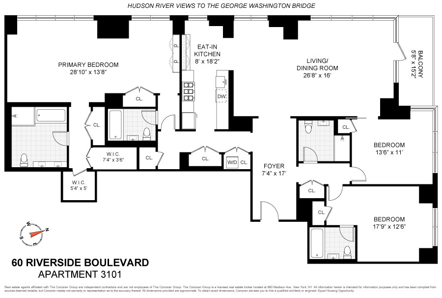 60 Riverside Boulevard, Unit 3101 Manhattan, NY 10069 - Photo 18 of 19