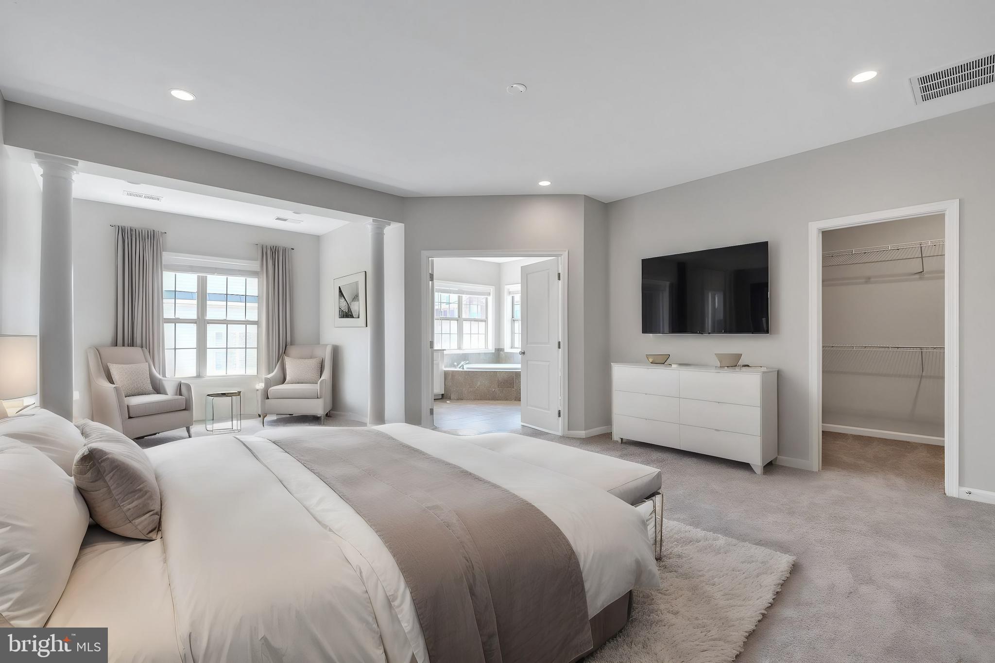 23488 Logans Ridge Terrace Ashburn, VA 20148 - Photo 25 of 58 Master Bedroom staged