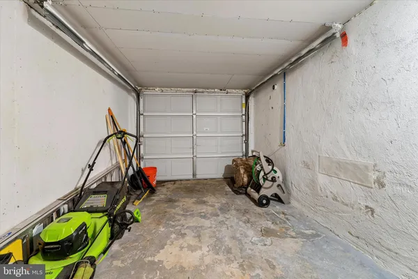 a bedroom with a bed and a closet