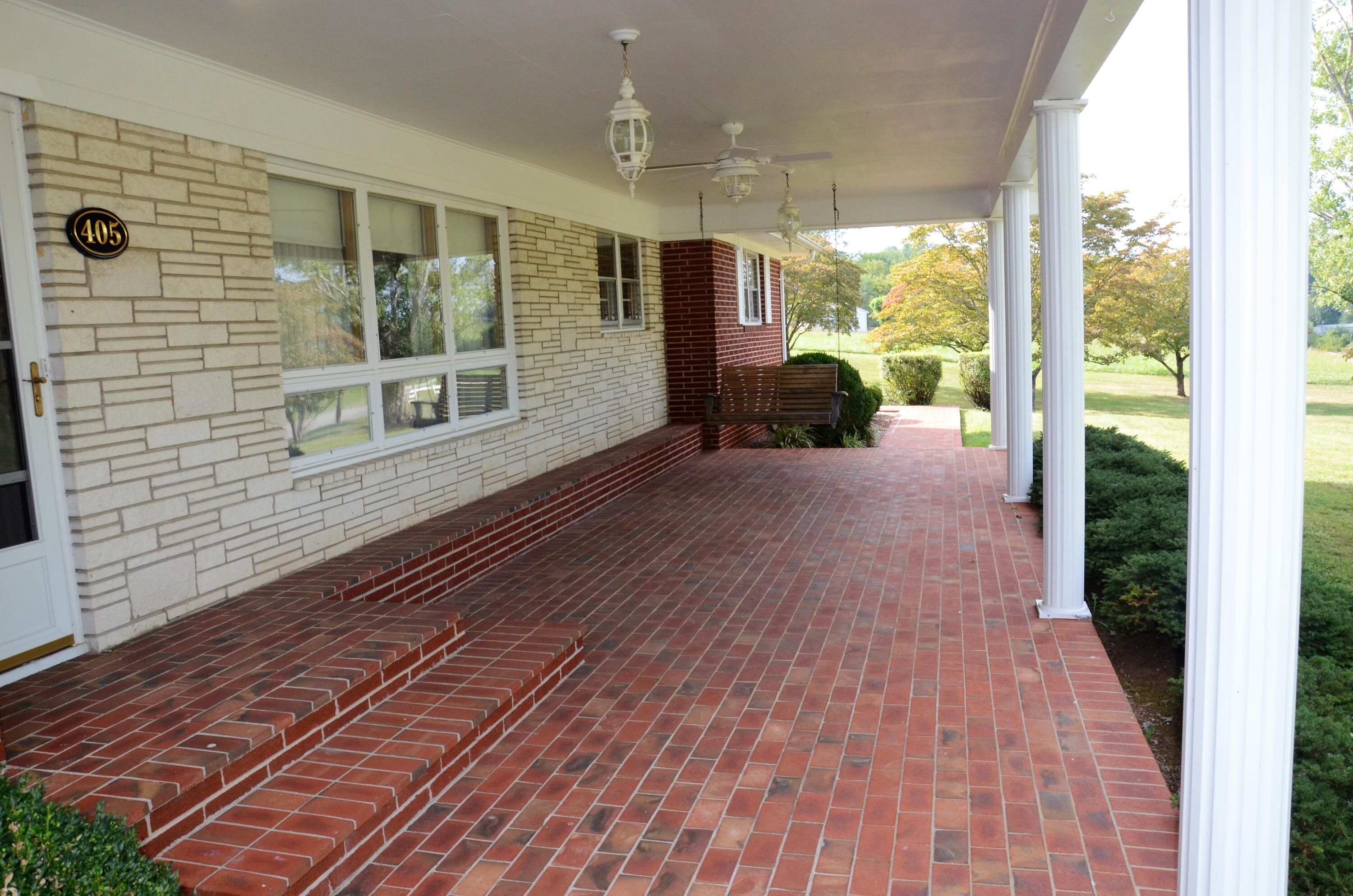 405 Sells Road Bluff City, TN 37618 - Photo 9 of 42 9 Southern Charm Brick Front Porch