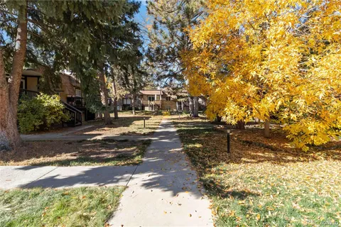 a view of a street with houses