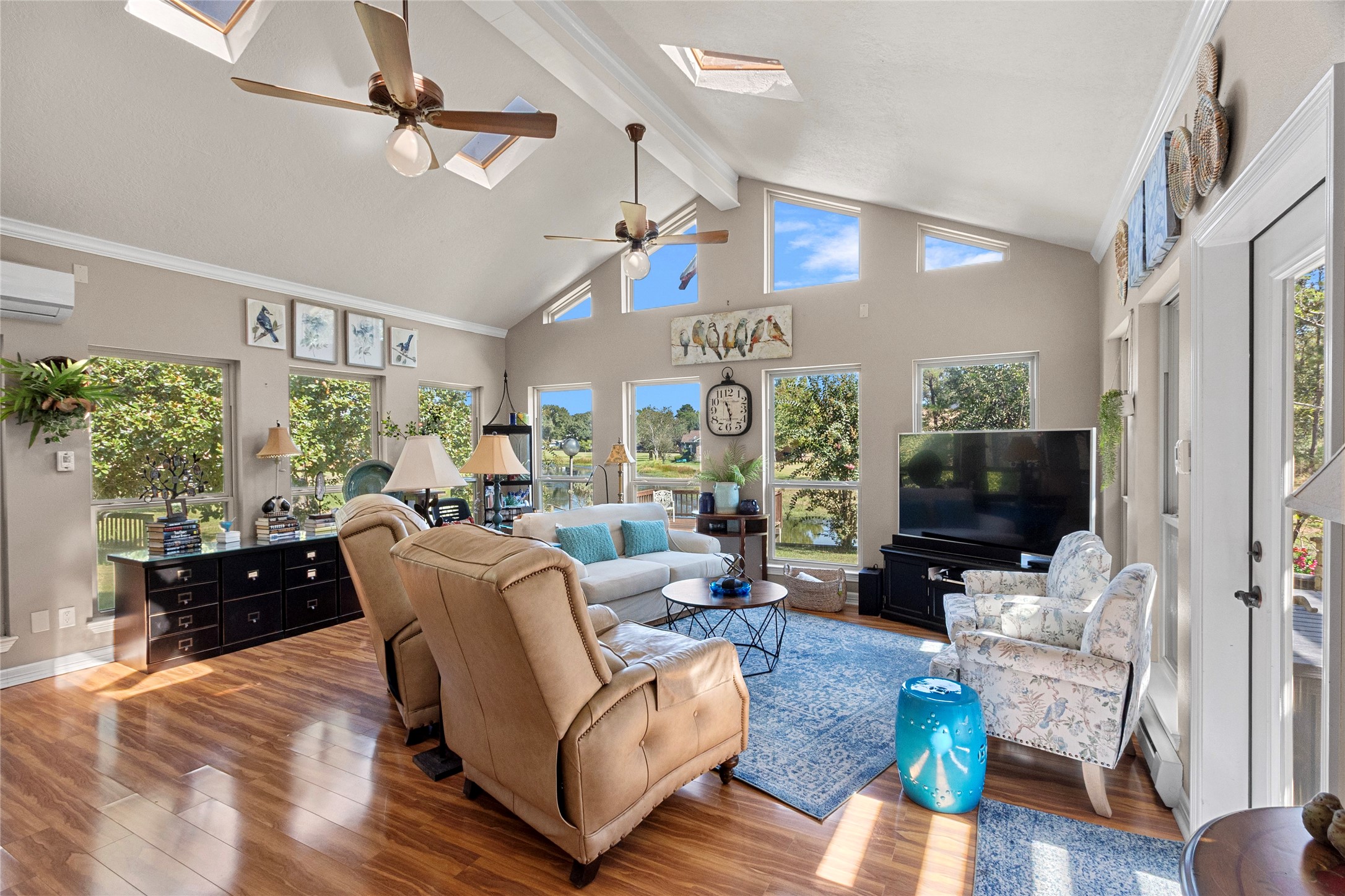 89 Heatley Street Trinity, TX 75862 - Photo 13 of 49 a living room with furniture and a flat screen tv