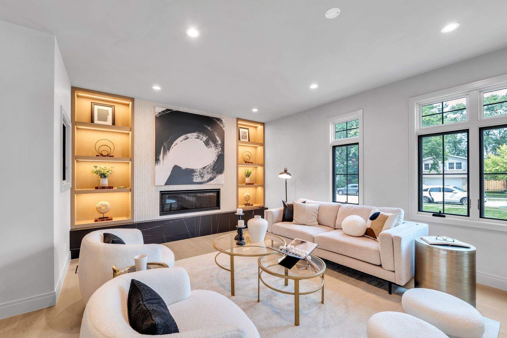 1024 Warrington Road Deerfield, IL 60015 - Photo 9 of 32 a living room with furniture and a large window