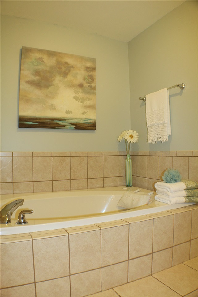 5959 Old Beulah Road Kenly, NC 27542 - Photo 13 of 21 A JETTED GARDEN TUB makes this master bath feel just like a spa! Master Bath