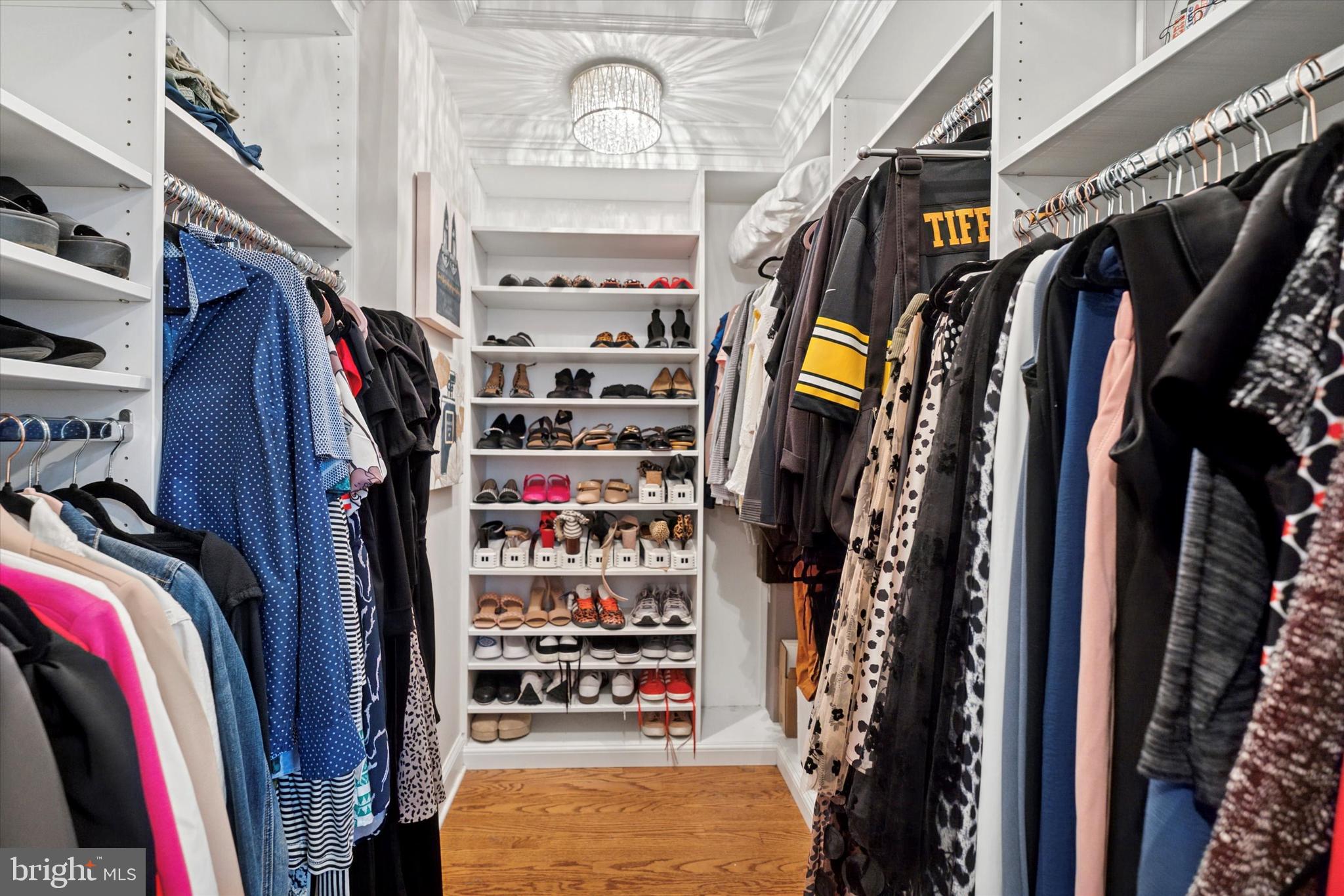 758 North Valley Forge Road Devon, PA 19333 - Photo 22 of 39 a view of walk in closet with clothes and shoes