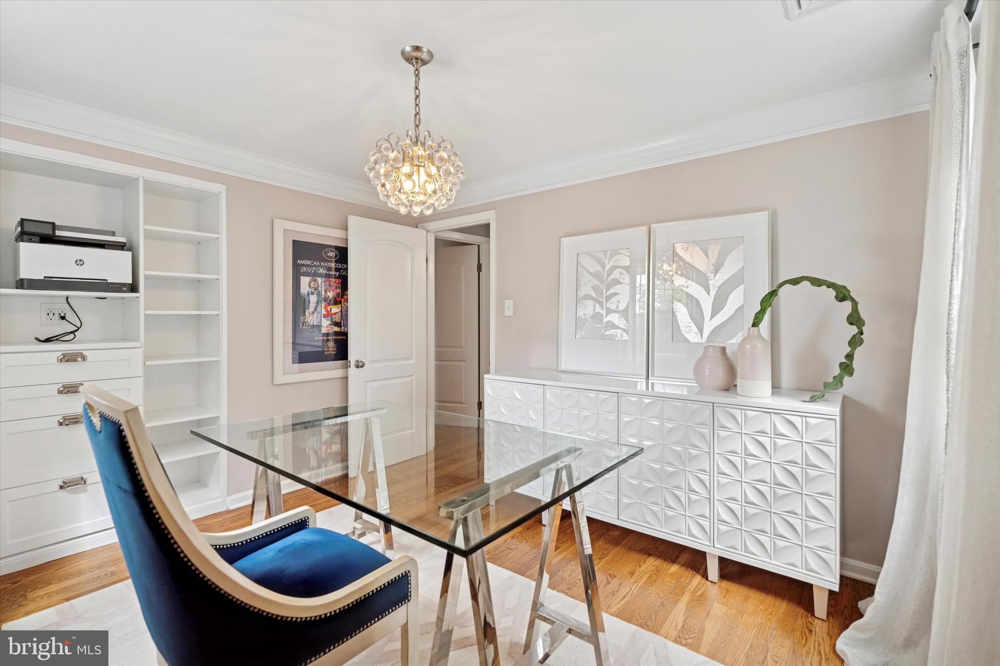 758 North Valley Forge Road Devon, PA 19333 - Photo 27 of 39 a view of a dining room with furniture and chandelier