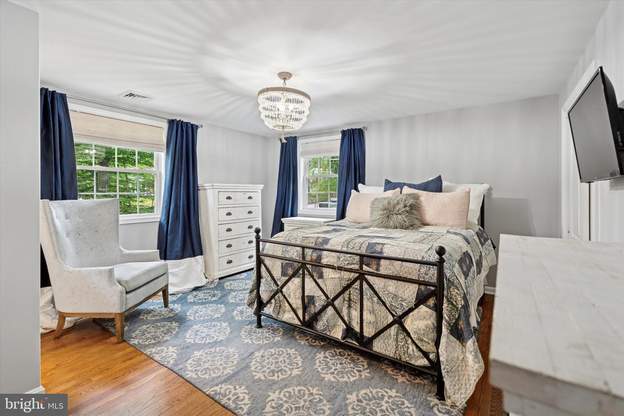 758 North Valley Forge Road Devon, PA 19333 - Photo 32 of 39 a bedroom with furniture and a large window