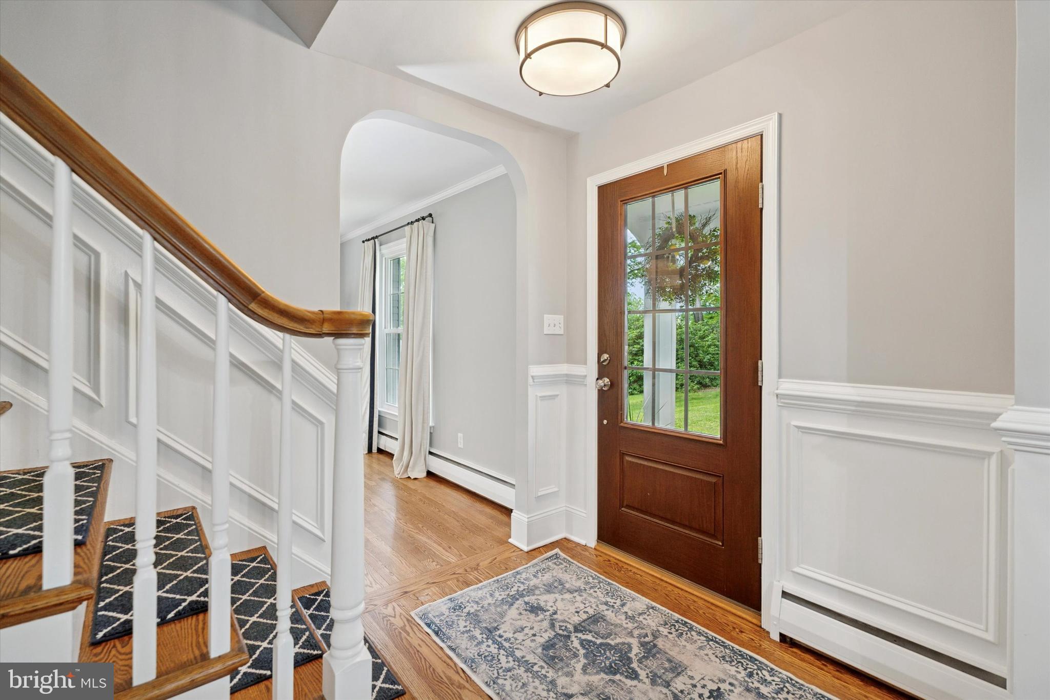 758 North Valley Forge Road Devon, PA 19333 - Photo 8 of 39 a view of entryway with wooden floor and front door
