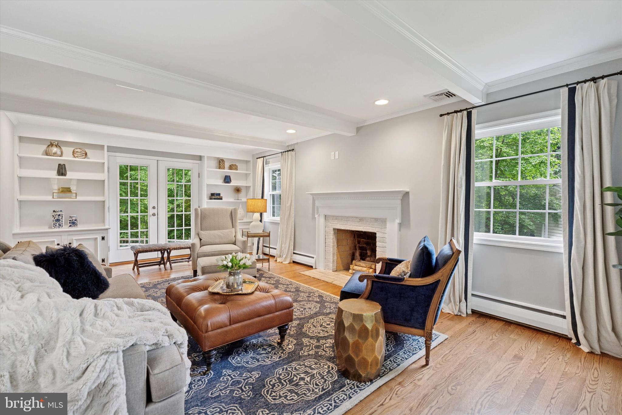 758 North Valley Forge Road Devon, PA 19333 - Photo 10 of 39 a living room with furniture and a fireplace