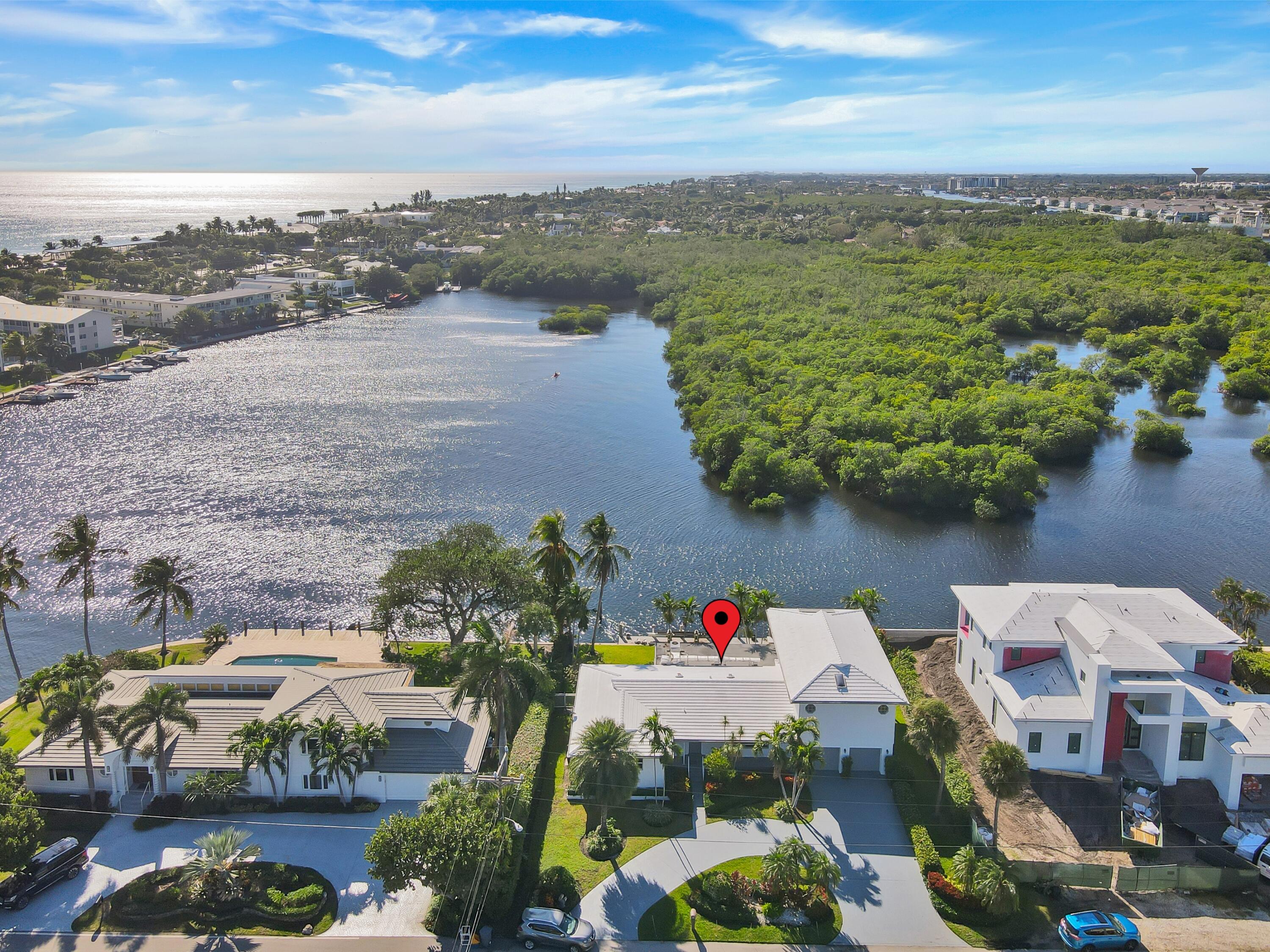 2 Inlet Cay Drive Ocean Ridge, FL 33435 - Photo 4 of 20 Aerial 4