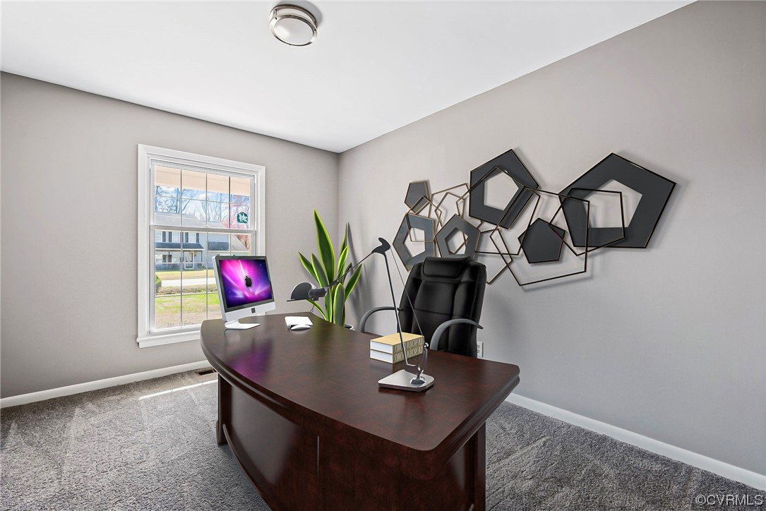 607 Queens Creek Road Williamsburg, VA 23185 - Photo 7 of 13 a view of a workspace with furniture