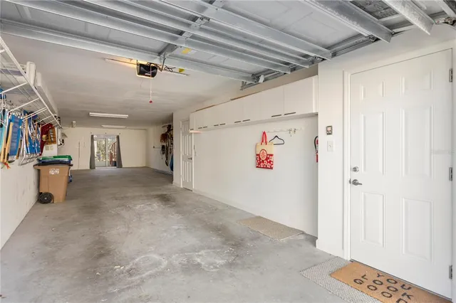 a view of a hallway with closet