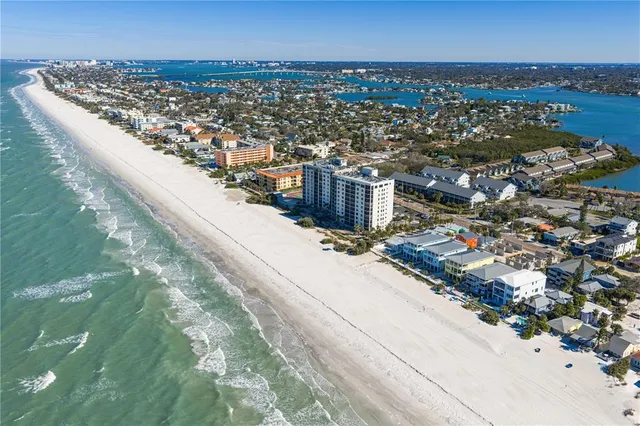 a city view with tall buildings
