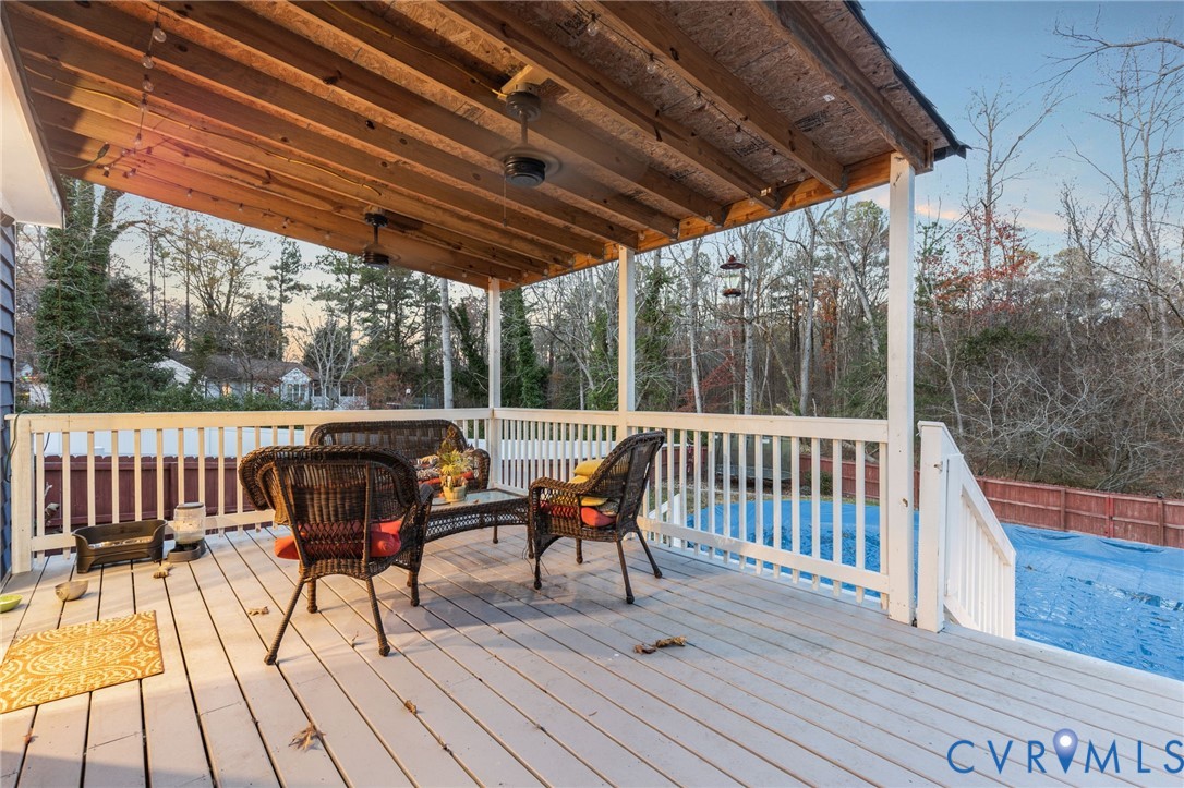 15601 Roland View Drive Chester, VA 23831 - Photo 16 of 18 a view of sitting area on roof deck