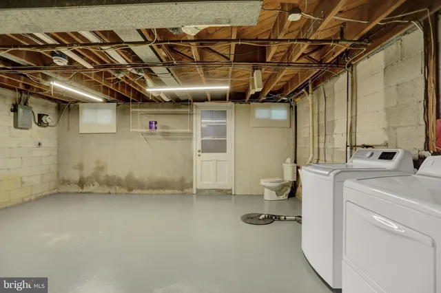 a view of a storage & utility room