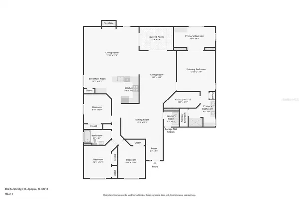 $470,000 | 406 Rockbridge Court, Apopka, FL 32712