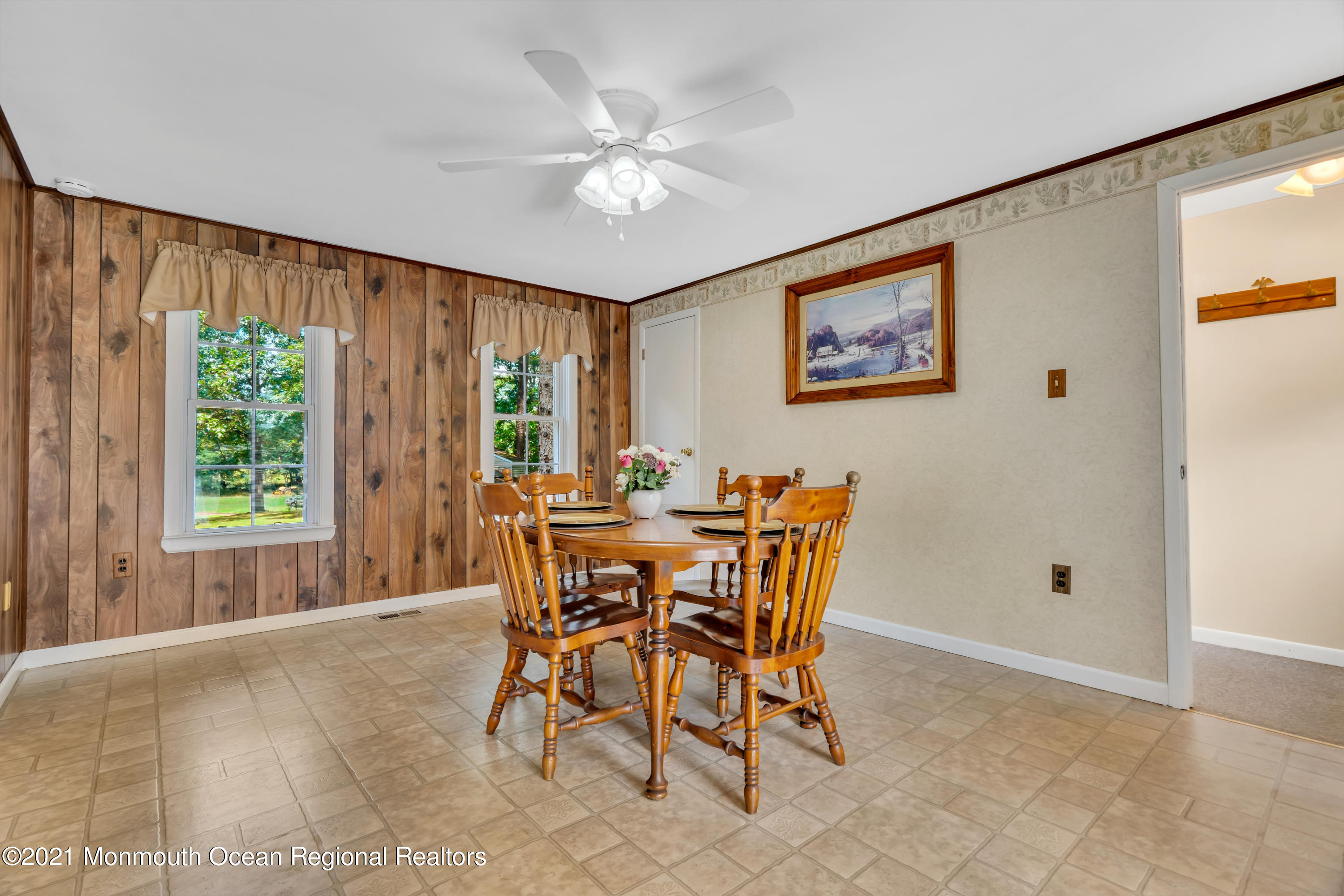 447 Leming Road Jackson, NJ 08527 - Photo 20 of 71 a view of a dining room with furniture and a window