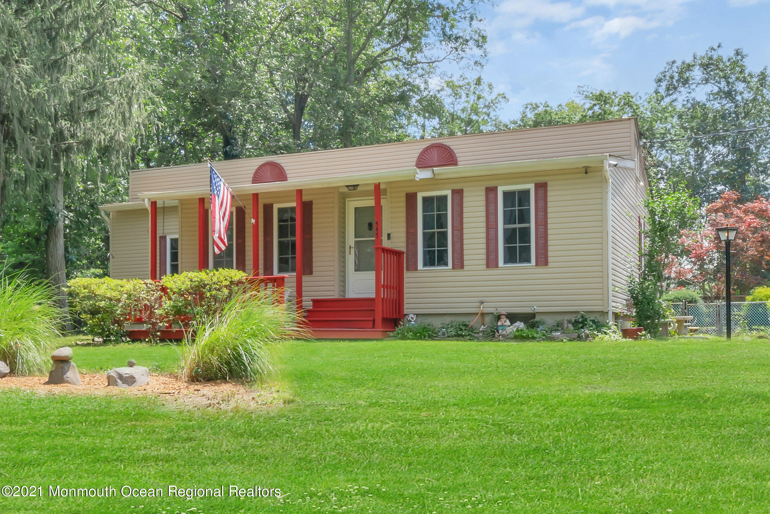 447 Leming Road Jackson, NJ 08527 - Photo 65 of 71 front view of a house with a yard