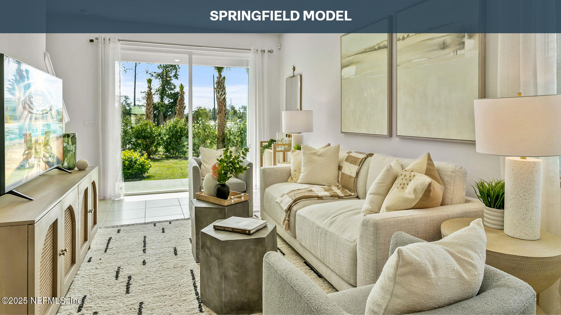 203 Palmetto Rdg Road St. Augustine, FL 32095 - Photo 10 of 36 a living room with furniture and a large window