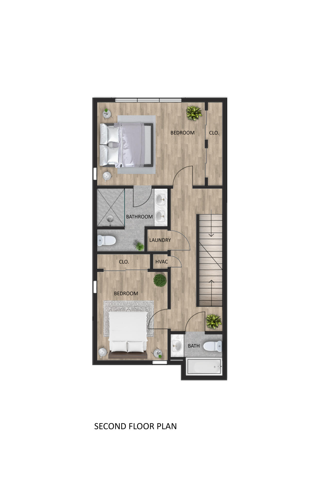 154 Atomic Ridge, Unit 3 Chattanooga, TN 37412 - Photo 7 of 37 Atomic Ridge - Second Floor Plan