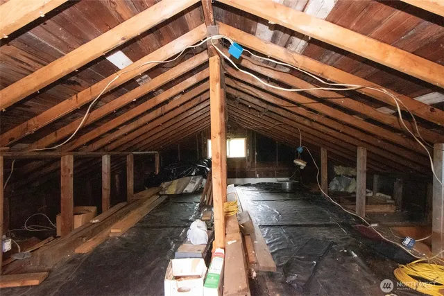 a view of storage and utility room