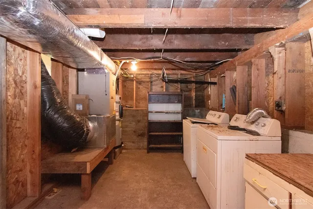 a kitchen with a sink and appliances