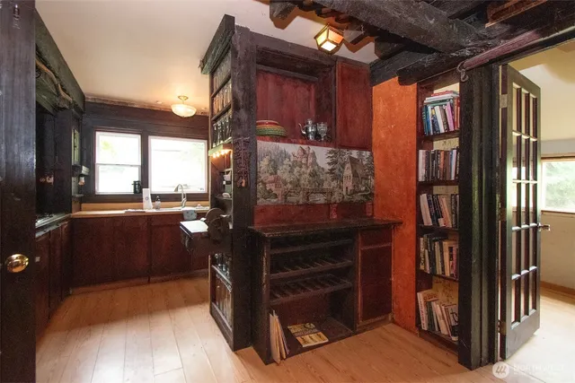 a view of outdoor seating