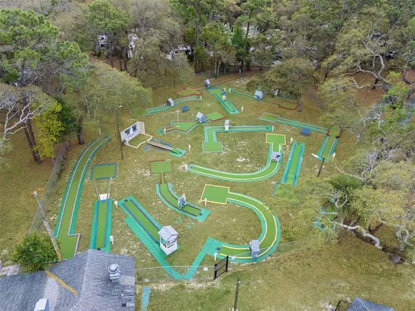 a view of a terrace with city view