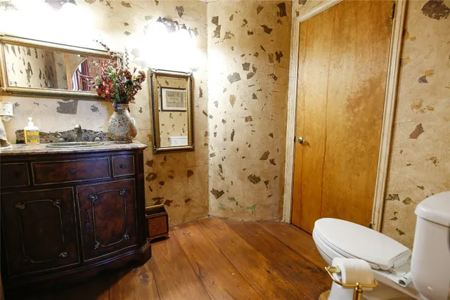 a view of balcony with furniture