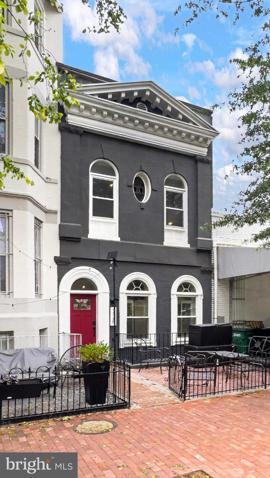 738 11th Street Northeast, Unit 3 Washington, DC 20002 - Photo 2 of 29 Charming black facade with classic details.