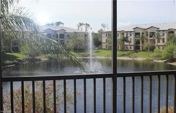 a view of city from a balcony