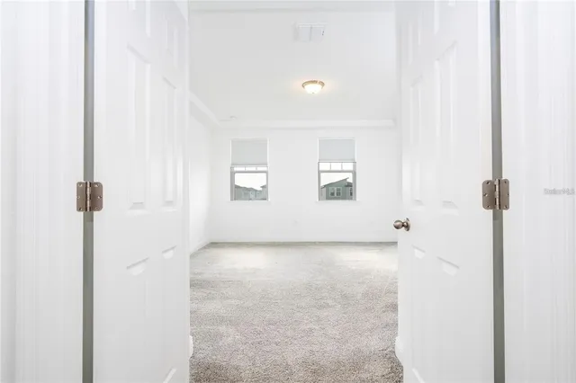 a view of an empty room