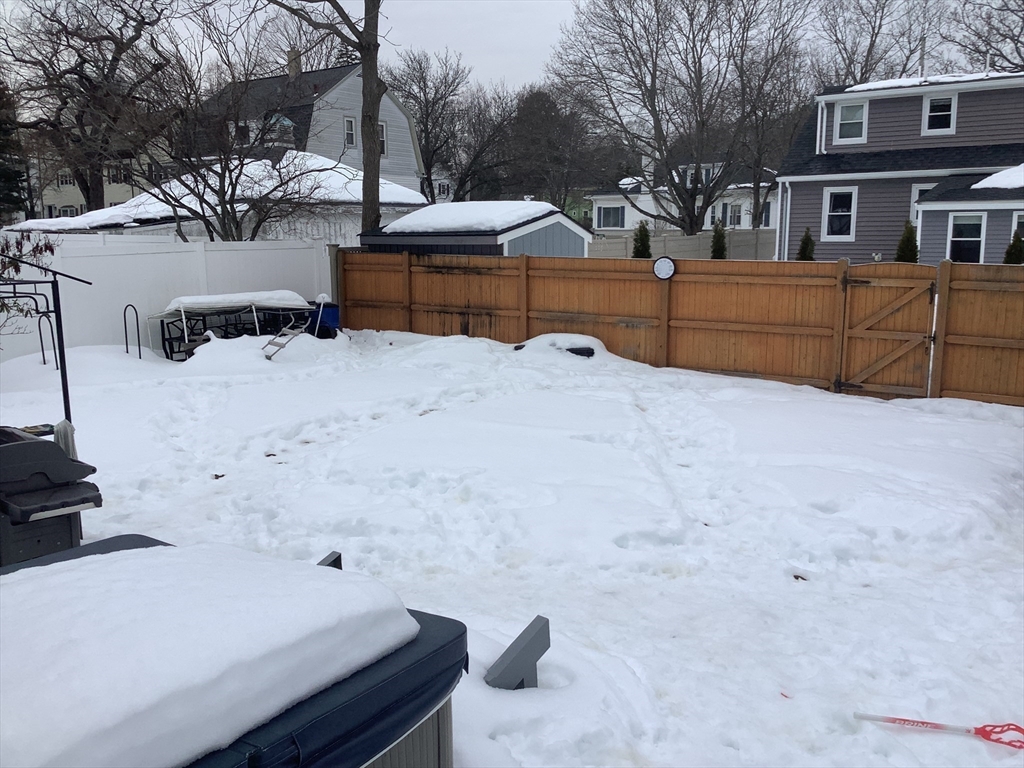 2 Chapel Road Danvers, MA 01923 - Photo 14 of 15 a view of a backyard with a large tree