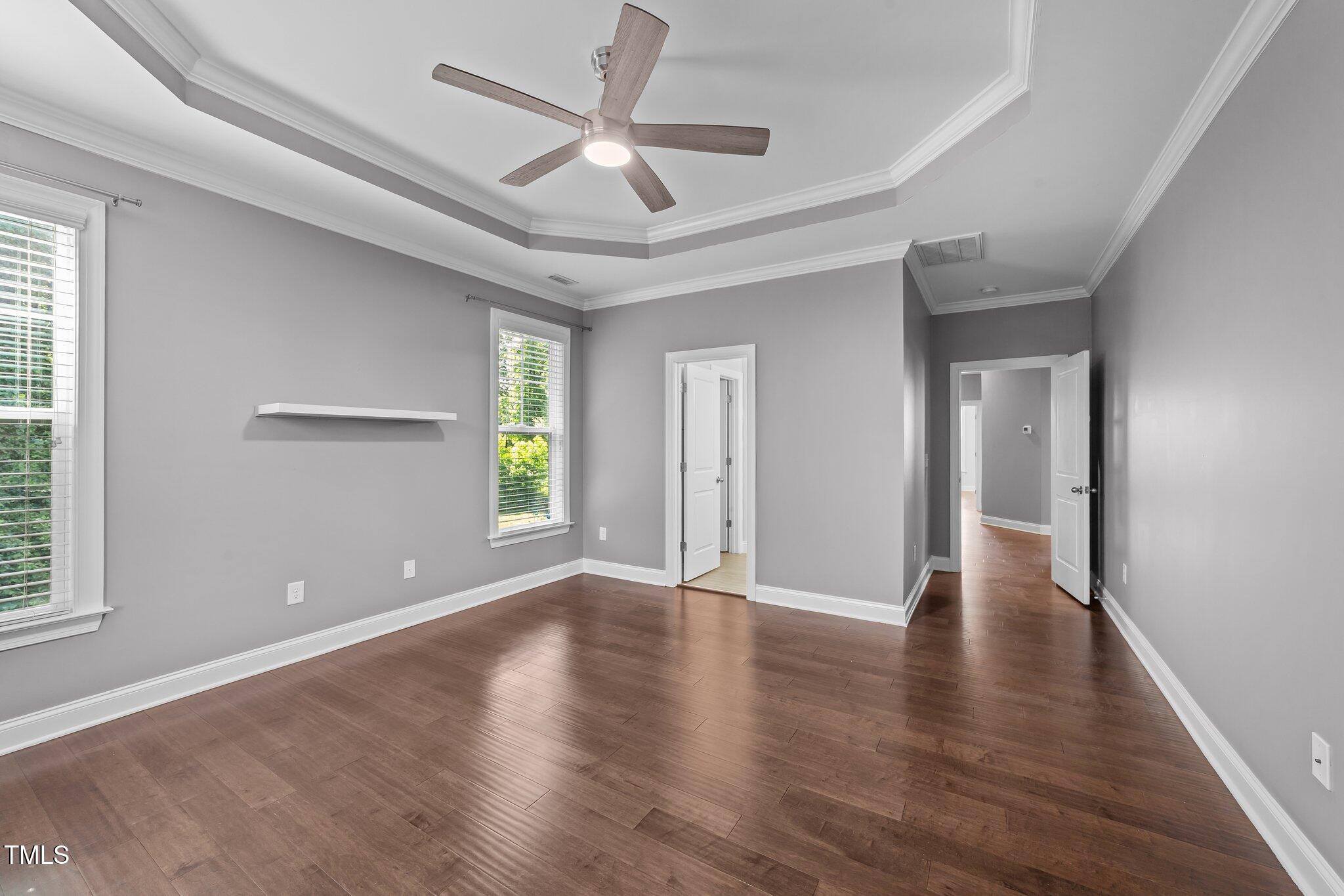 4125 Olde Judd Drive Willow Spring, NC 27592 - Photo 20 of 48 wooden floor in an empty room with a window
