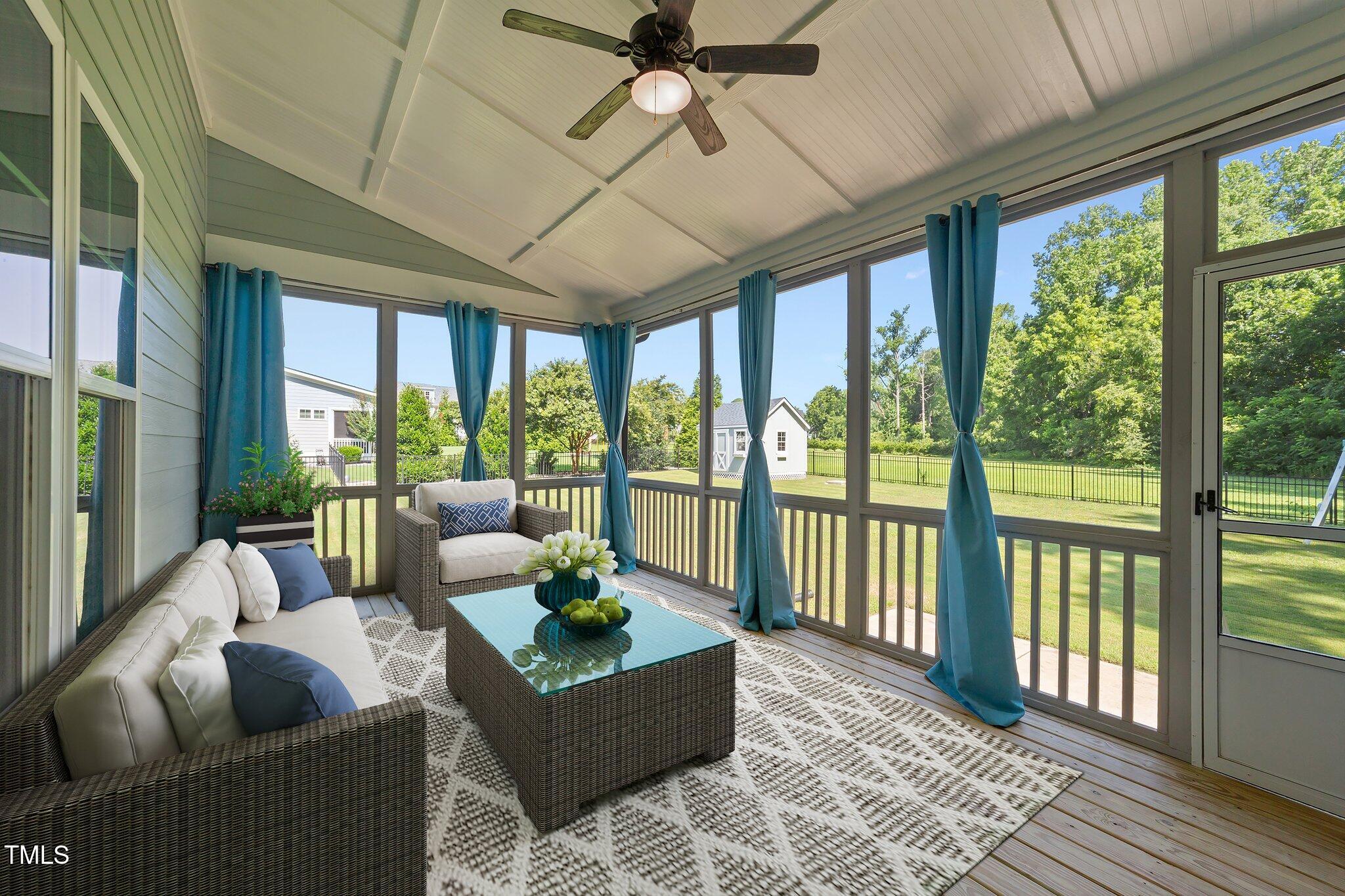 4125 Olde Judd Drive Willow Spring, NC 27592 - Photo 36 of 48 a living room with furniture and a large window