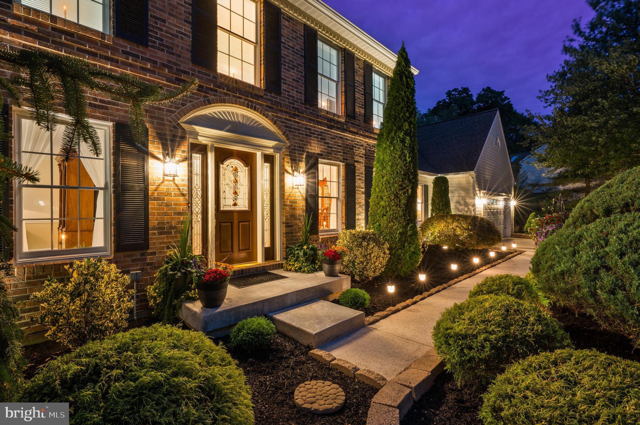 23 Abington Road Mount Laurel, NJ 08054 - Photo 10 of 75 Fabulous night time accent landscape lighting