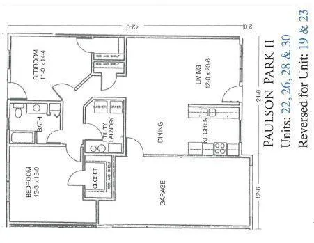 $1,336 | 1709 Sheridan Avenue, Unit 30, Montevideo, MN 56265