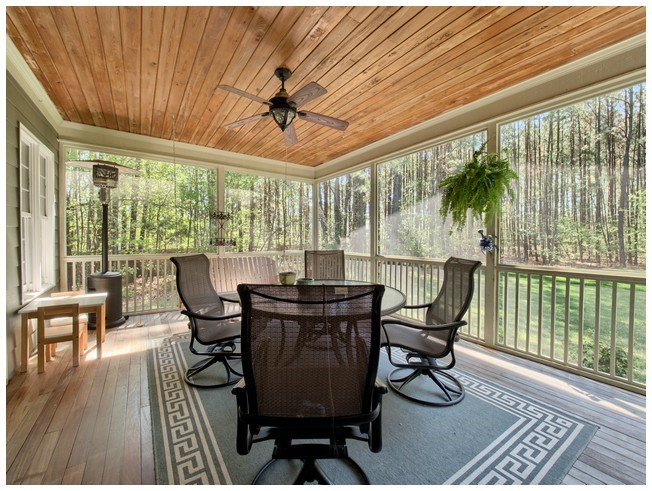 9709 Bailey Grove Court Raleigh, NC 27613 - Photo 24 of 25 Beautiful, screened porch overlooking private back yard. Screened Porch