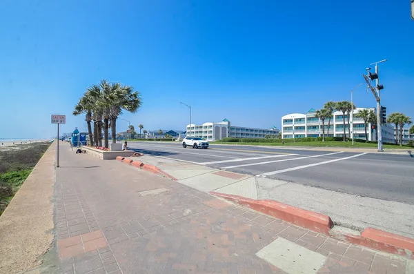a view of an ocean beach