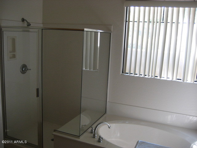 4488 East Thomas Road, Unit 1044 Phoenix, AZ 85018 - Photo 26 of 31 a bathroom with a tub and shower