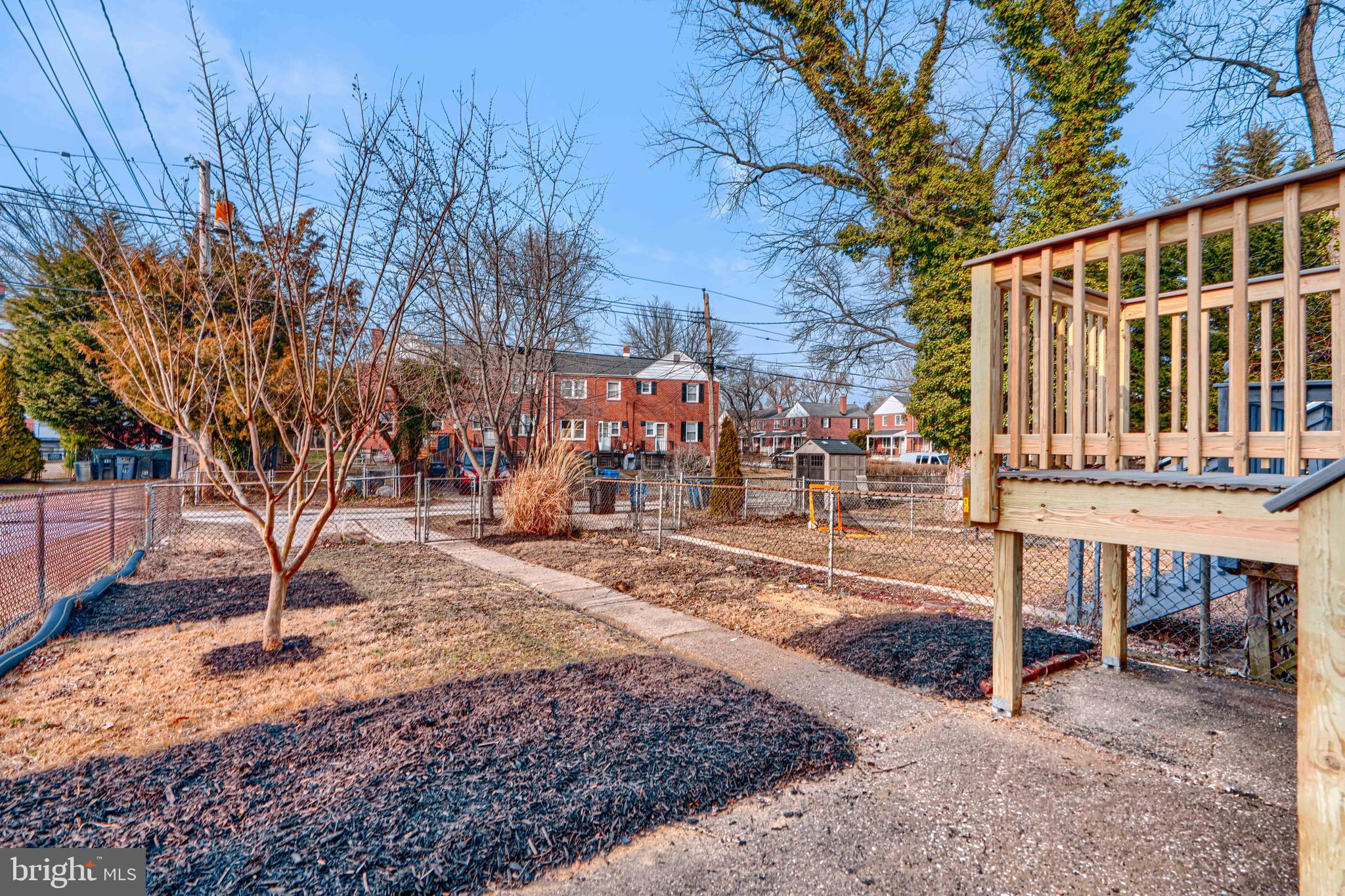 1028 Winsford Road Towson, MD 21204 - Photo 50 of 59 Backyard with parking