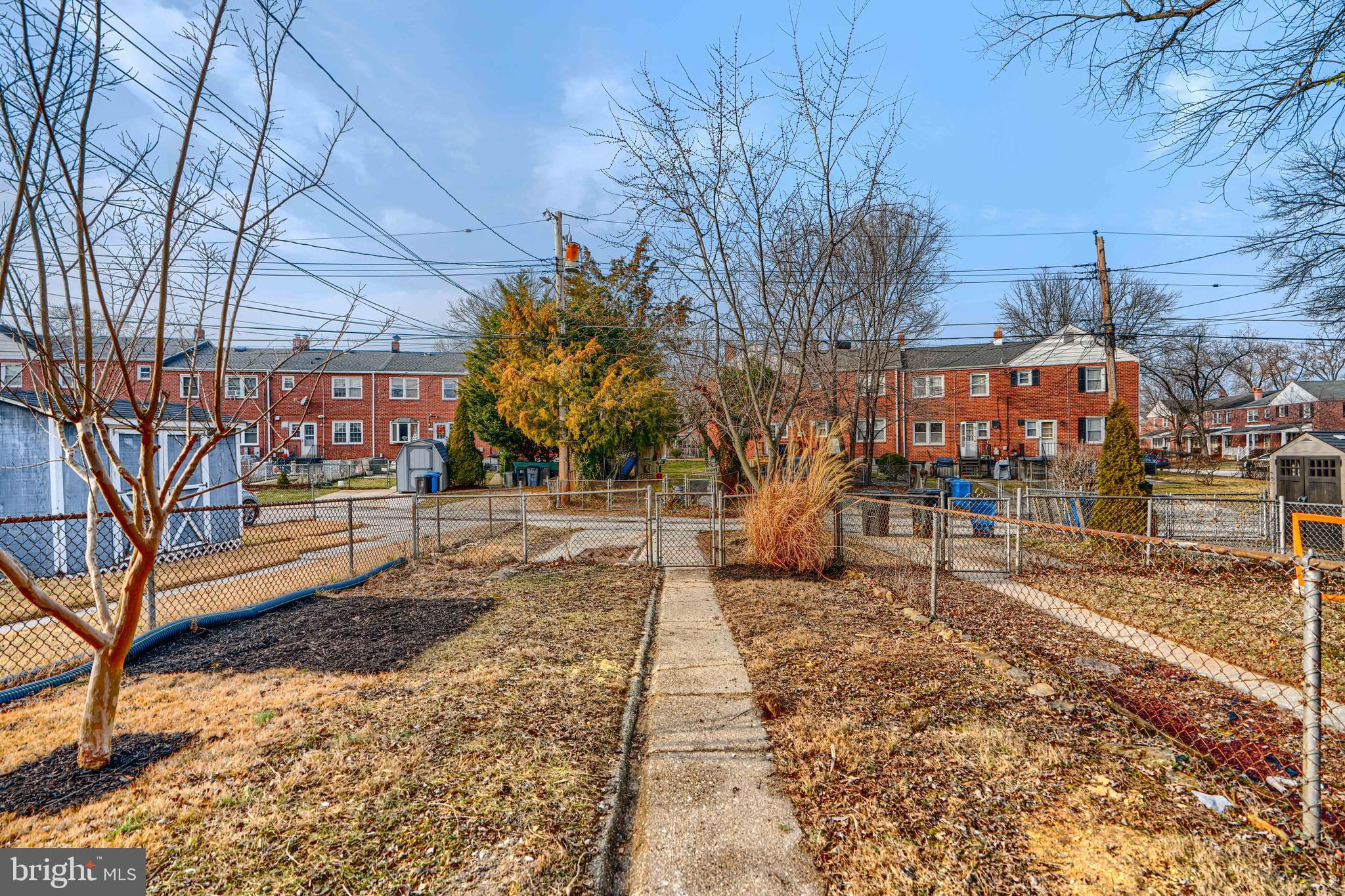1028 Winsford Road Towson, MD 21204 - Photo 51 of 59 Backyard with parking