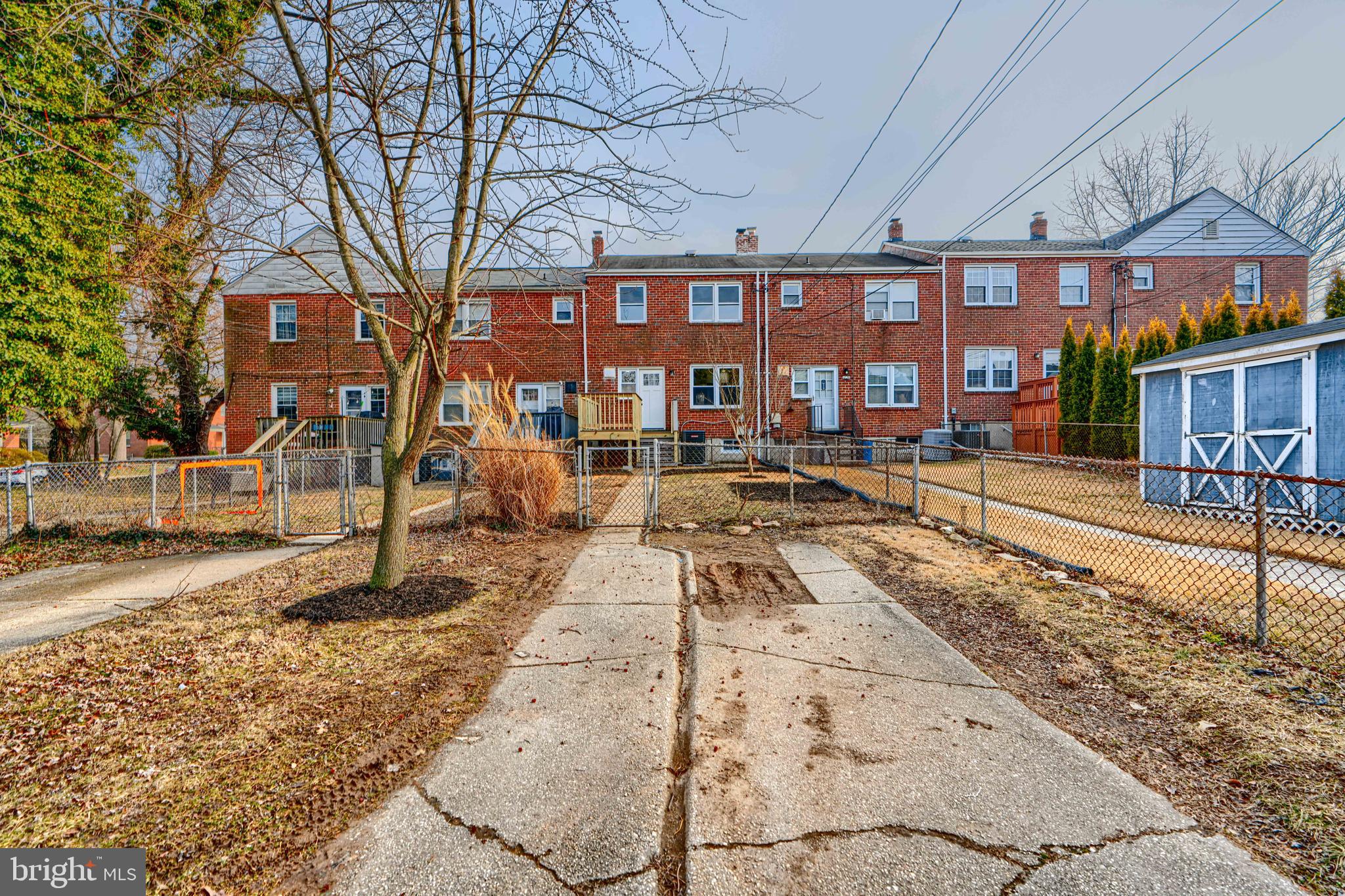 1028 Winsford Road Towson, MD 21204 - Photo 54 of 59 Backyard with parking