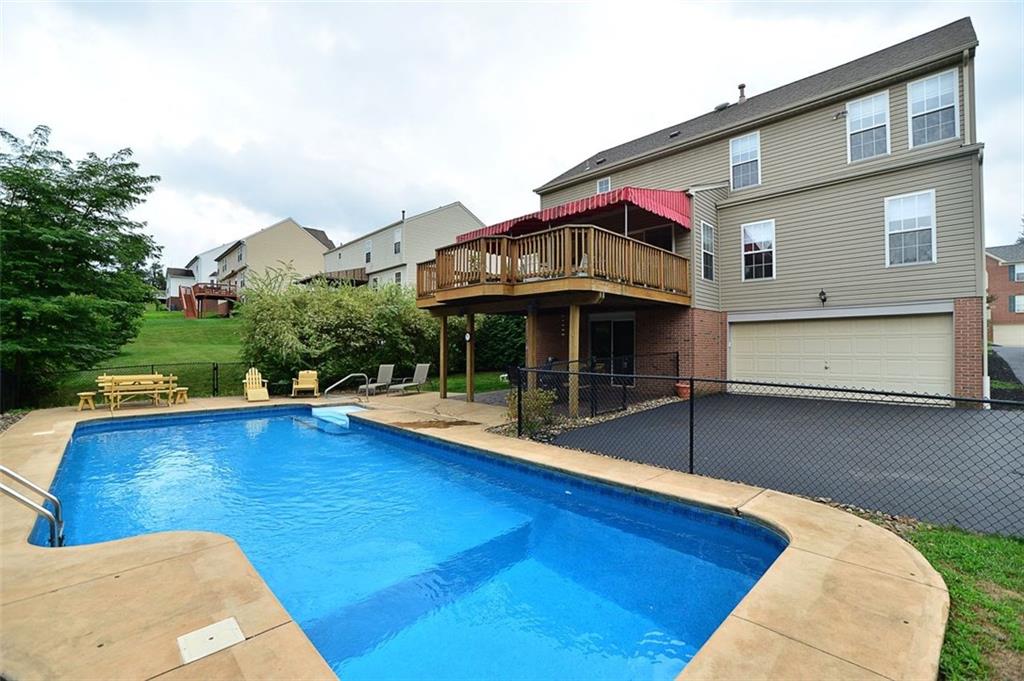 227 Field Club Circle McKees Rocks, PA 15136 - Photo 24 of 25 Exterior Back - With In-ground Pool!